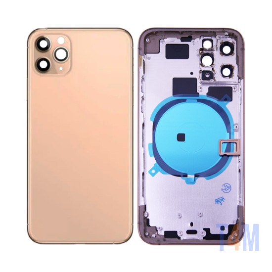 Tapa Trasera+Frame Apple iPhone 11 Pro Dorado